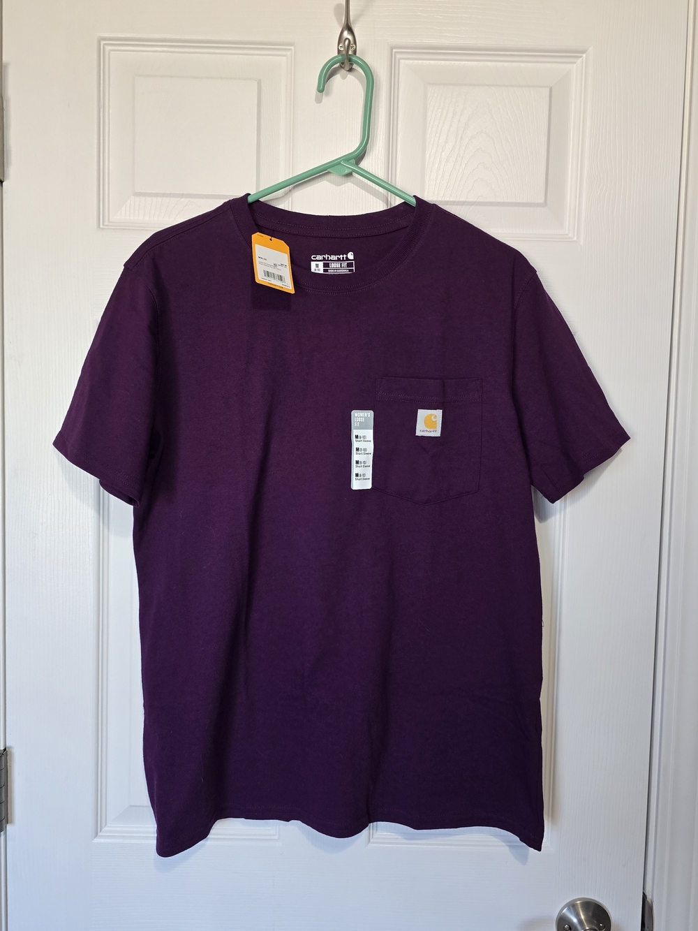 Carhartt Purple Short Sleeve Pocket Tee